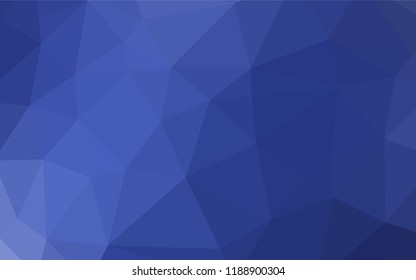 Light BLUE vector abstract mosaic pattern. Triangular geometric sample with gradient.  The polygonal design can be used for your web site.