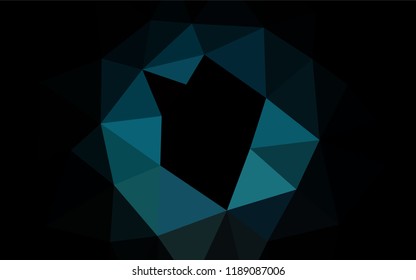 Light BLUE vector abstract mosaic background. Brand new colored illustration in blurry style with gradient. The completely new template can be used for your brand book.