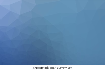 Light BLUE vector abstract mosaic backdrop. Colorful abstract illustration with gradient. Brand new design for your business.