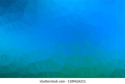 Light BLUE vector abstract mosaic pattern. Colorful illustration in abstract style with gradient. The completely new template can be used for your brand book.