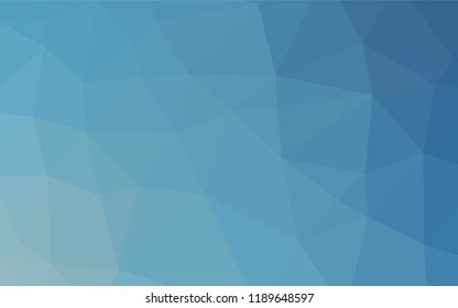 Light BLUE vector abstract mosaic backdrop. Colorful abstract illustration with gradient. The textured pattern can be used for background.