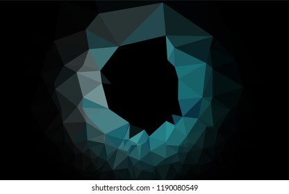 Light BLUE vector abstract mosaic background. A completely new color illustration in a vague style. A completely new design for your business.