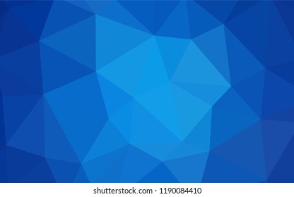 Light BLUE vector abstract mosaic backdrop. Colorful illustration in abstract style with triangles. A completely new design for your leaflet.