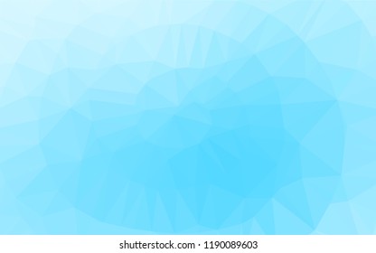 Light BLUE vector abstract mosaic pattern. Brand new colored illustration in blurry style with gradient. Brand new style for your business design.