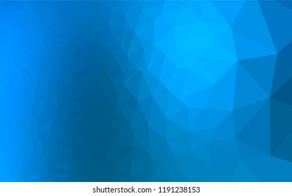 Light BLUE vector abstract mosaic backdrop. A completely new color illustration in a vague style. A new texture for your design.