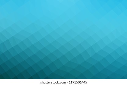Light BLUE vector abstract mosaic background. A sample with polygonal shapes. The textured pattern can be used for background.