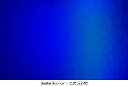 Light BLUE vector abstract mosaic pattern. Glitter abstract illustration with an elegant design. The completely new template can be used for your brand book.