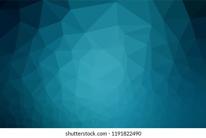 Light BLUE vector abstract mosaic backdrop. Colorful abstract illustration with gradient. A completely new template for your business design.