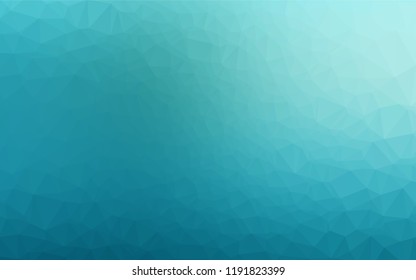 Light BLUE vector abstract mosaic background. Creative illustration in halftone style with gradient. A completely new template for your business design.