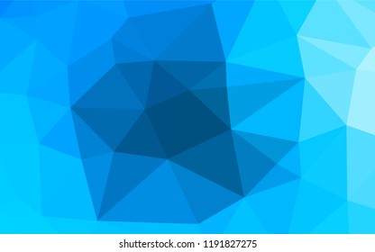 Light BLUE vector abstract mosaic background. Colorful illustration in abstract style with gradient. The completely new template can be used for your brand book.