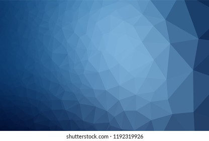 Light BLUE vector abstract mosaic background. Colorful abstract illustration with gradient. The completely new template can be used for your brand book.