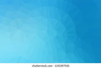 Light BLUE vector abstract mosaic pattern. Colorful illustration in abstract style with gradient. A completely new template for your business design.