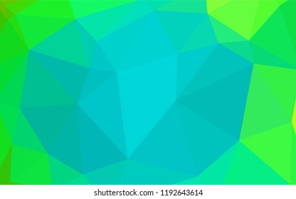Light BLUE vector abstract mosaic backdrop. A completely new color illustration in a polygonal style. Textured pattern for your backgrounds.