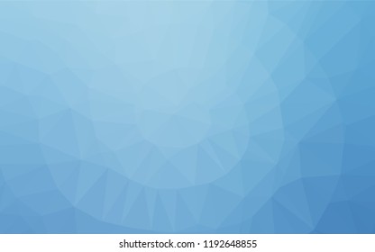 Light BLUE vector abstract mosaic background. Shining illustration, which consist of triangles. A completely new template for your business design.
