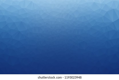 Light BLUE vector abstract mosaic backdrop. Modern geometrical abstract illustration with gradient. The completely new template can be used for your brand book.