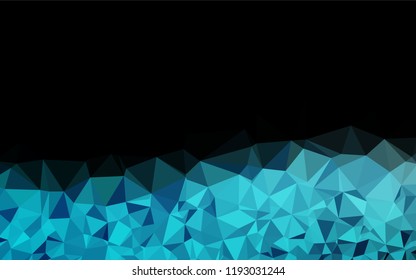 Light BLUE vector abstract mosaic pattern. Modern geometrical abstract illustration with gradient. A new texture for your design.