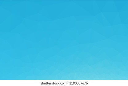 Light BLUE vector abstract mosaic pattern. A completely new color illustration in a vague style. A completely new design for your business.