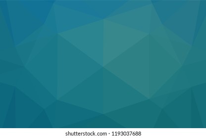 Light BLUE vector abstract mosaic pattern. Creative geometric illustration in Origami style with gradient. A completely new template for your business design.