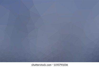 Light BLUE vector abstract mosaic background. Modern geometrical abstract illustration with gradient. The best triangular design for your business.