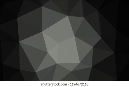 Light BLUE vector abstract mosaic backdrop. Shining colorful illustration with triangles. Brand new style for your business design.