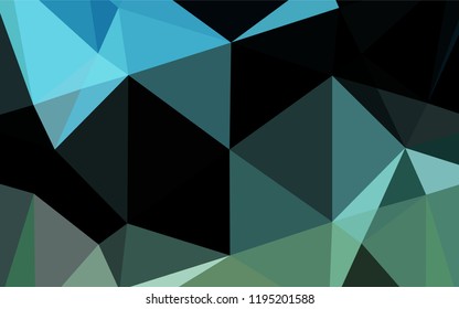 Light BLUE vector abstract mosaic background. A completely new color illustration in a vague style. A new texture for your design.