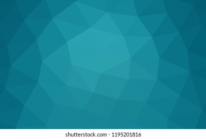 Light BLUE vector abstract mosaic abstract mosaic. Shining illustration, which consist of triangles. A completely new template for your business design.