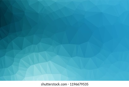 Light BLUE vector abstract mosaic pattern. A vague abstract illustration with gradient. The completely new template can be used for your brand book.