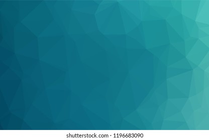 Light BLUE vector abstract mosaic background. Creative geometric illustration in Origami style with gradient. Brand new design for your business.