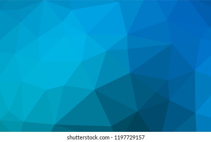 Light BLUE vector abstract mosaic backdrop. A completely new color illustration in a vague style. The textured pattern can be used for background.