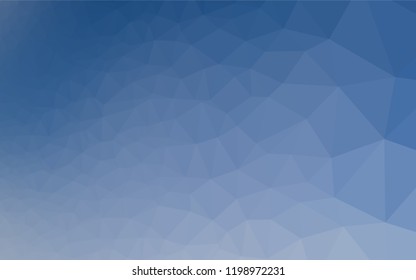 Light BLUE vector abstract mosaic pattern. A vague abstract illustration with gradient. Brand new style for your business design.