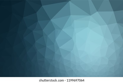 Light BLUE vector abstract mosaic background. Creative geometric illustration in Origami style with gradient. The template can be used as a background for cell phones.