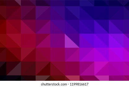 Light BLUE vector abstract mosaic backdrop. Colorful illustration in polygonal style with gradient. Brand new style for your business design.