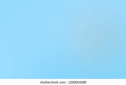Light BLUE vector abstract mosaic background. A sample with polygonal shapes. Best triangular design for your business.