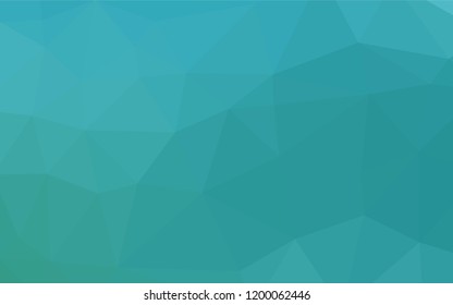 Light BLUE vector abstract mosaic pattern. Glitter abstract illustration with an elegant design. The template can be used as a background for cell phones.