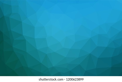 Light BLUE vector abstract mosaic backdrop. A vague abstract illustration with gradient. A new texture for your design.