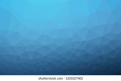 Light BLUE vector abstract mosaic background. Brand new colored illustration in blurry style with gradient. The polygonal design can be used for your web site.