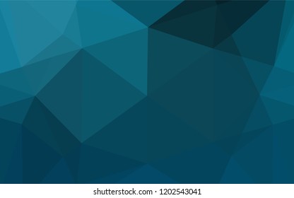 Light BLUE vector abstract mosaic background. Shining colored illustration in a Brand new style. Brand new design for your business.