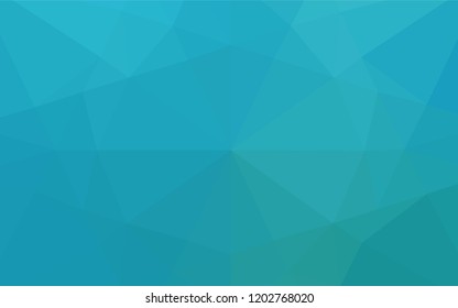 Light BLUE vector abstract mosaic background. Shining colored illustration in a Brand new style. A completely new design for your business.