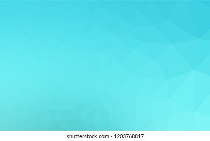 Light BLUE vector abstract mosaic pattern. An elegant bright illustration with gradient. The elegant pattern can be used as part of a brand book.