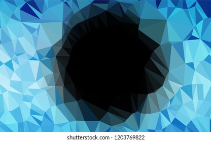 Light BLUE vector abstract mosaic background. A completely new color illustration in a vague style. A completely new design for your business.