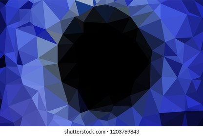 Light BLUE vector abstract mosaic backdrop. A completely new color illustration in a vague style. The polygonal design can be used for your web site.