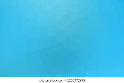 Light BLUE vector abstract mosaic pattern. Creative geometric illustration in Origami style with gradient. Brand new design for your business.