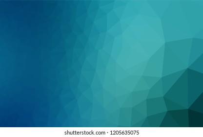 Light BLUE vector abstract mosaic backdrop. A vague abstract illustration with gradient. The polygonal design can be used for your web site.