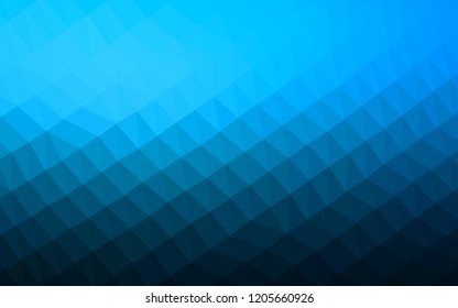 Light BLUE vector abstract mosaic backdrop. Shining colored illustration in a Brand new style. A new texture for your design.