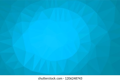 Light BLUE vector abstract mosaic pattern. Modern geometrical abstract illustration with gradient. A completely new template for your business design.