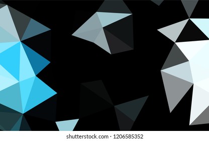 Light BLUE vector abstract mosaic backdrop. Modern geometrical abstract illustration with gradient. The template can be used as a background for cell phones.