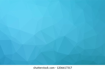 Light BLUE vector abstract mosaic backdrop. Brand new colored illustration in blurry style with gradient. A completely new template for your business design.