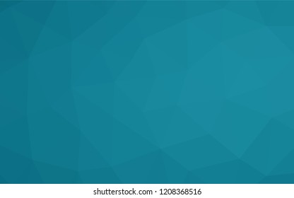 Light BLUE vector abstract mosaic pattern. Triangular geometric sample with gradient.  Brand new design for your business.