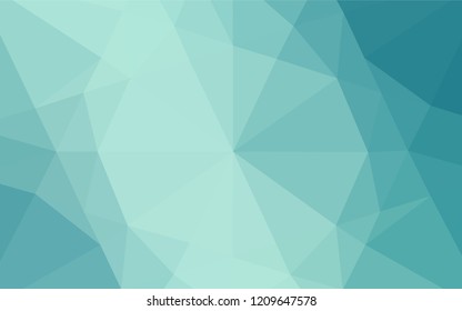 Light BLUE vector abstract mosaic backdrop. A vague abstract illustration with gradient. Brand new design for your business.
