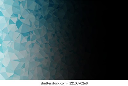 Light BLUE vector abstract mosaic pattern. Glitter abstract illustration with an elegant design. Brand new style for your business design.